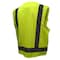 Radians Hi-Vis Surv TpR/Cl2 Sol/Mesh Safety Vest-Grn-5X SV7G5X - alternate 2